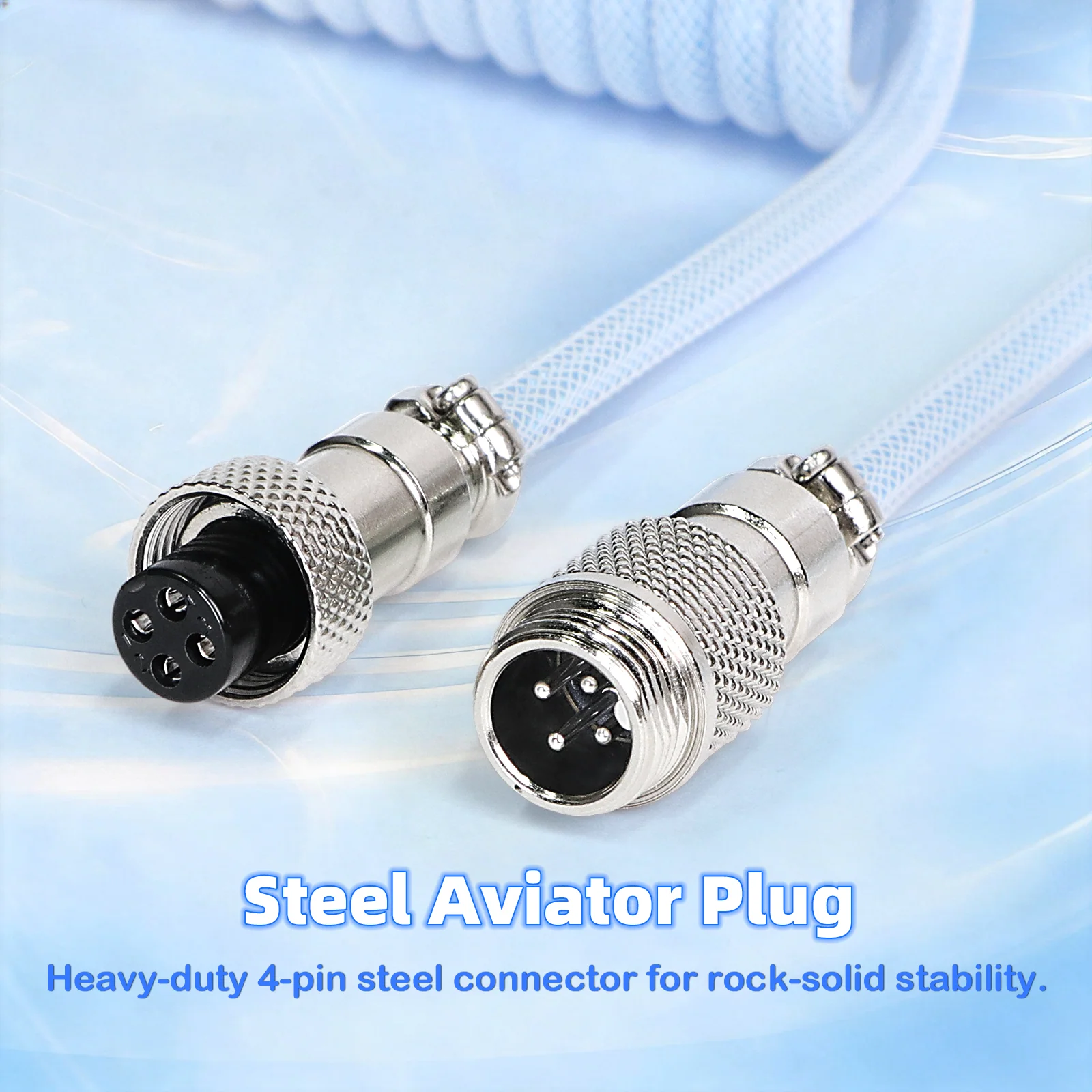 ATTACK SHARK C01ULTIMATE Coiled Cable for 8KHz Magnetic Keyboard - Image 16