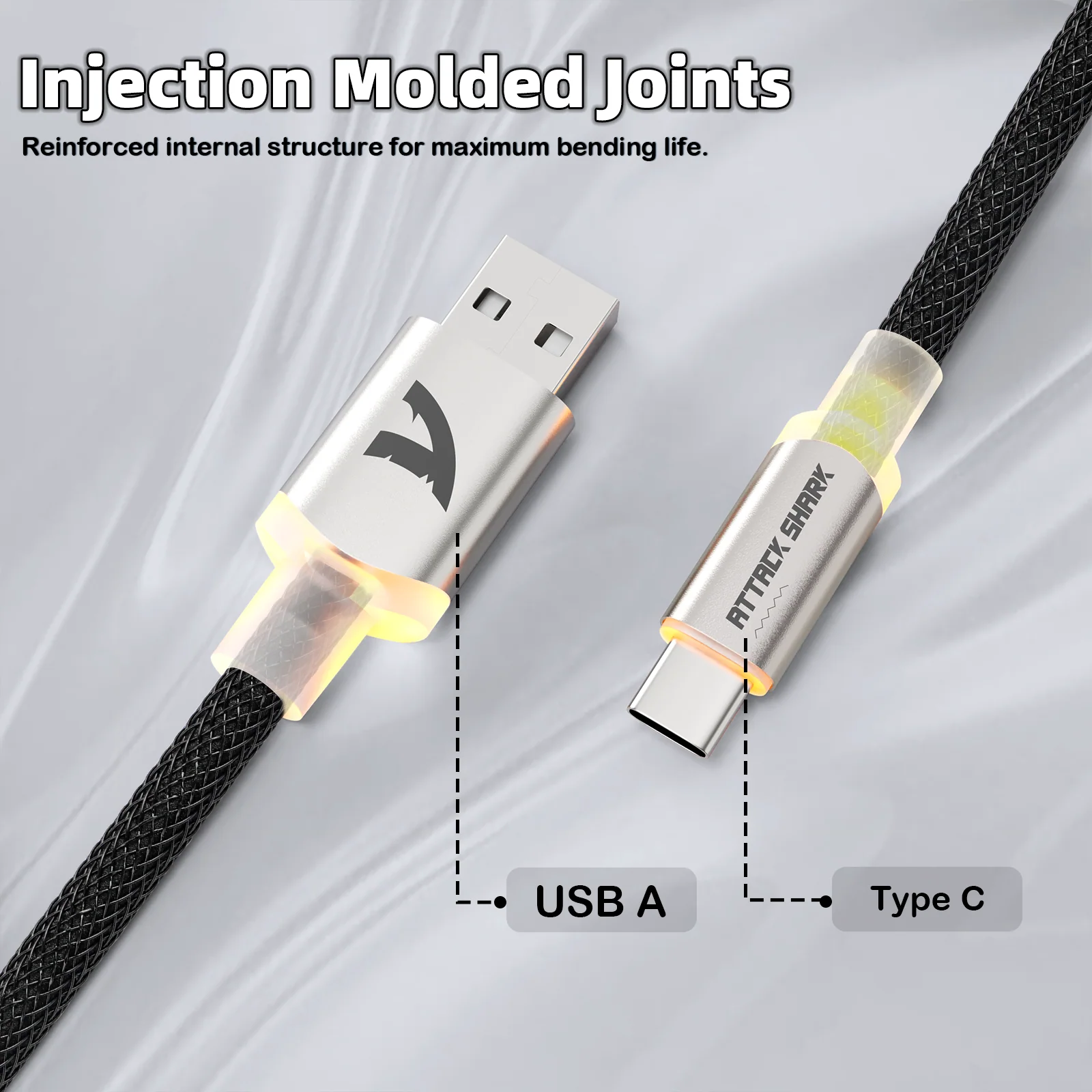 ATTACK SHARK C01ULTIMATE Coiled Cable for 8KHz Magnetic Keyboard - Image 48