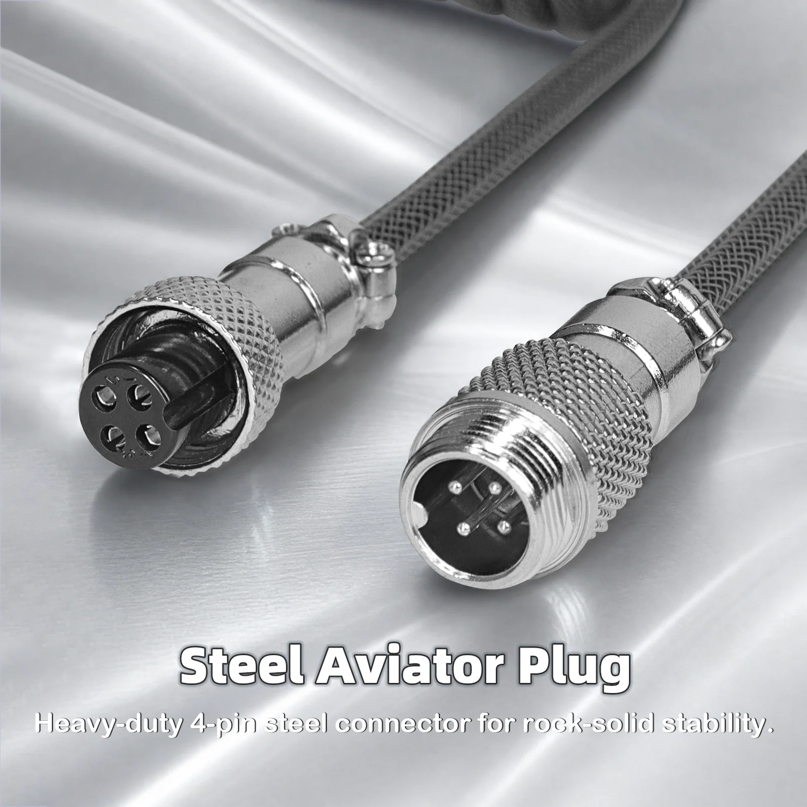 ATTACK SHARK C01ULTIMATE Coiled Cable for 8KHz Magnetic Keyboard - Image 55