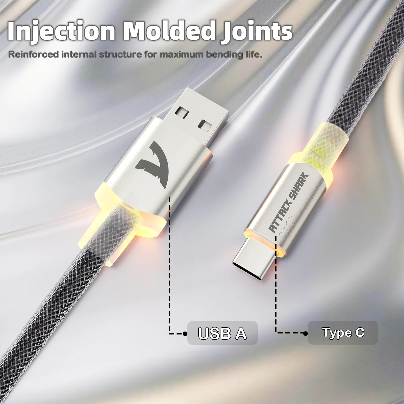 ATTACK SHARK C01ULTIMATE Coiled Cable for 8KHz Magnetic Keyboard - Image 9