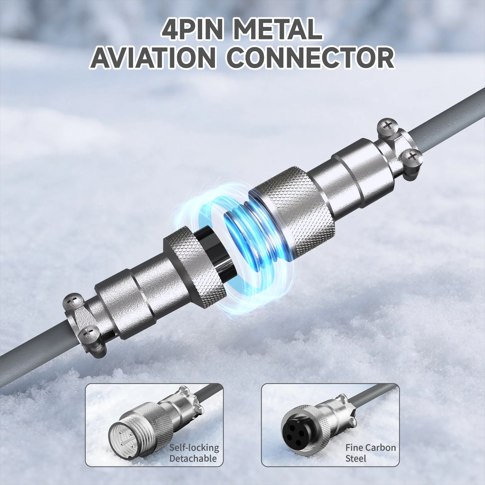 ATTACK SHARK C08 2-in-1 Custom Aviation Cable for 8kHz Magnetic Keyboards - Image 23