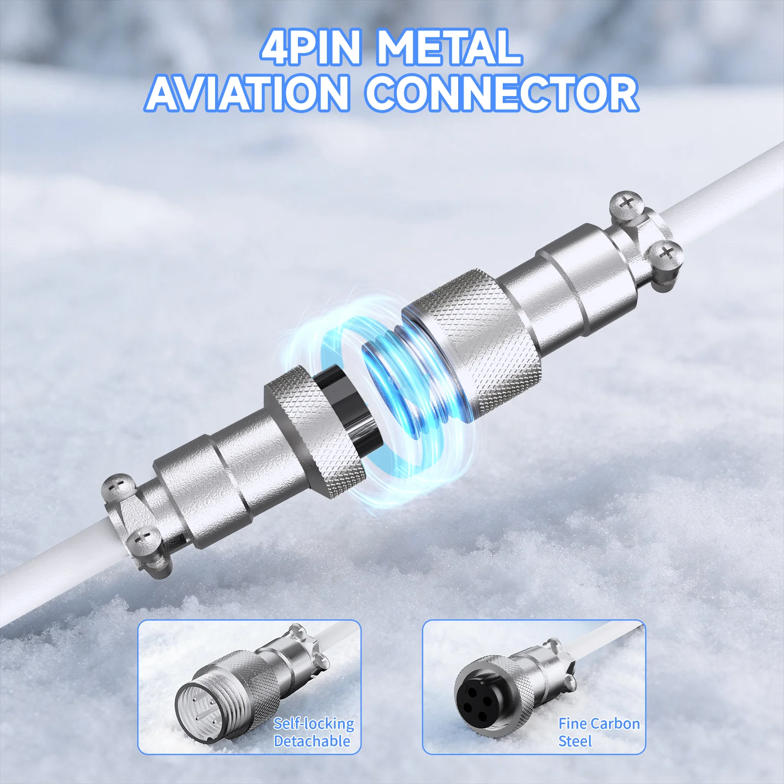 ATTACK SHARK C08 2-in-1 Custom Aviation Cable for 8kHz Magnetic Keyboards - Image 7