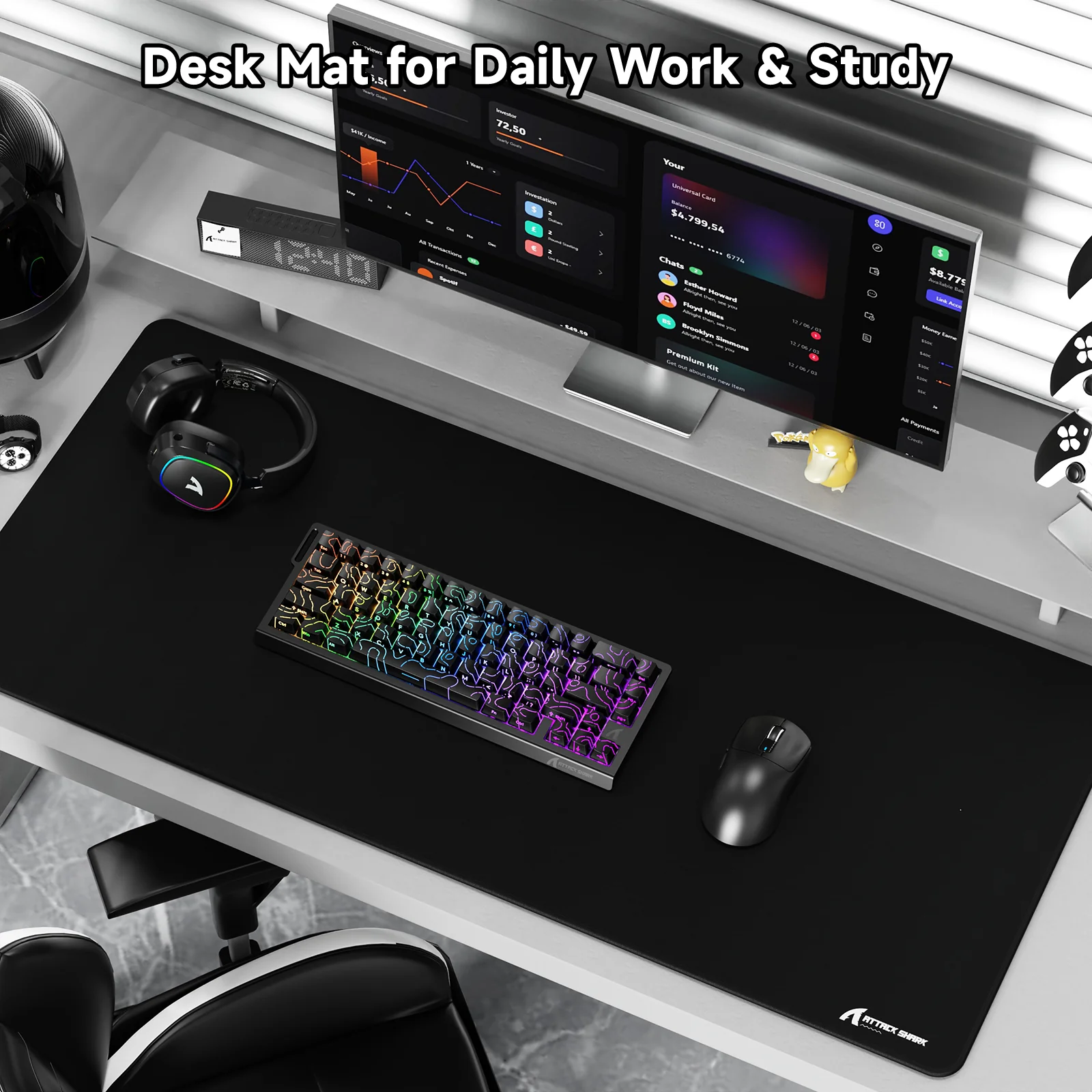 ATTACK SHARK CM02PRO eSport Gaming Mousepad (900x400x4 MM) - Image 17