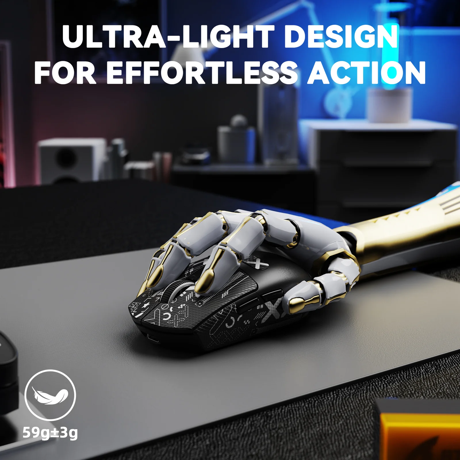 ATTACK SHARK G3 PRO Tri-mode Wireless Gaming Mouse with Charge Dock 25000 DPI Ultra Lightweight - Image 45