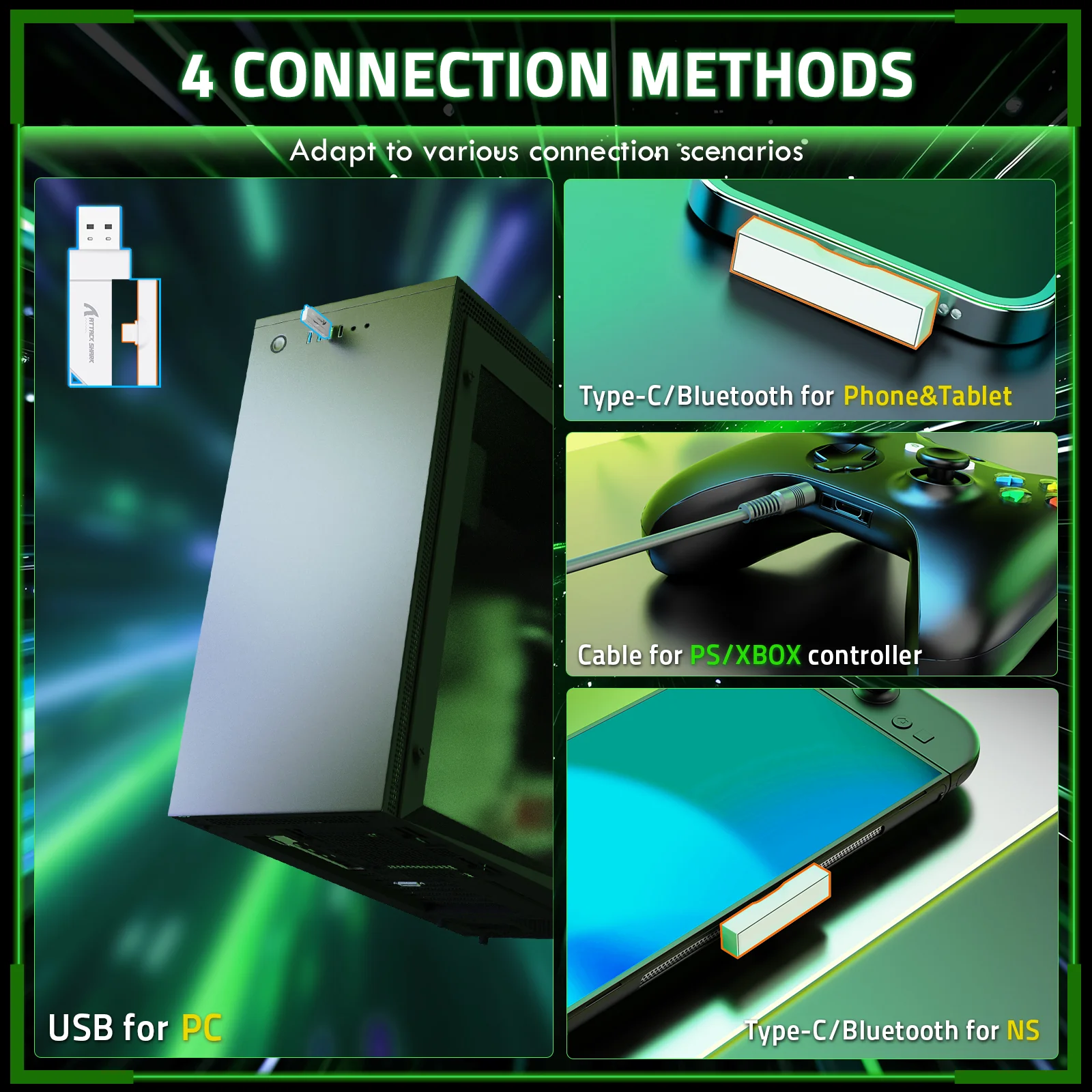 ATTACK SHARK L80 PRO Wireless Gaming Headset - Image 12
