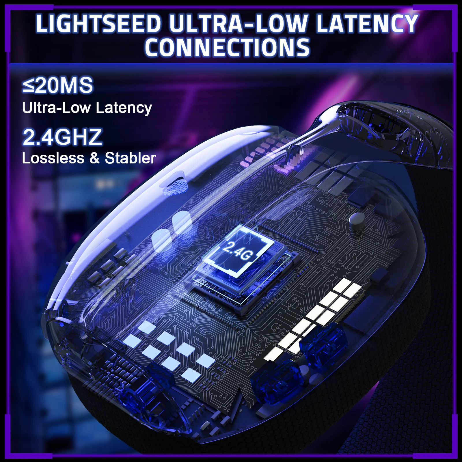 ATTACK SHARK L80 PRO Wireless Gaming Headset - Image 4