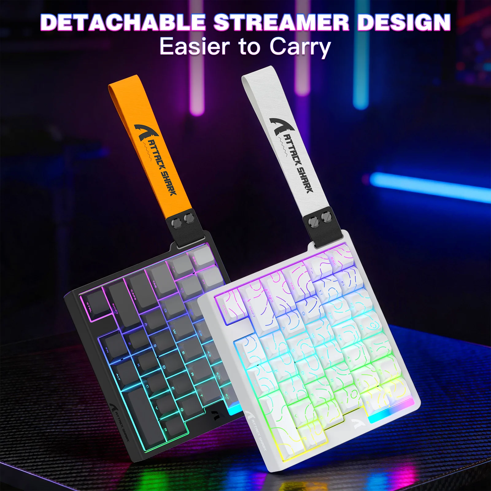 ATTACK SHARK M36 HE One-Handed Magnetic Switch Keyboard - Image 17