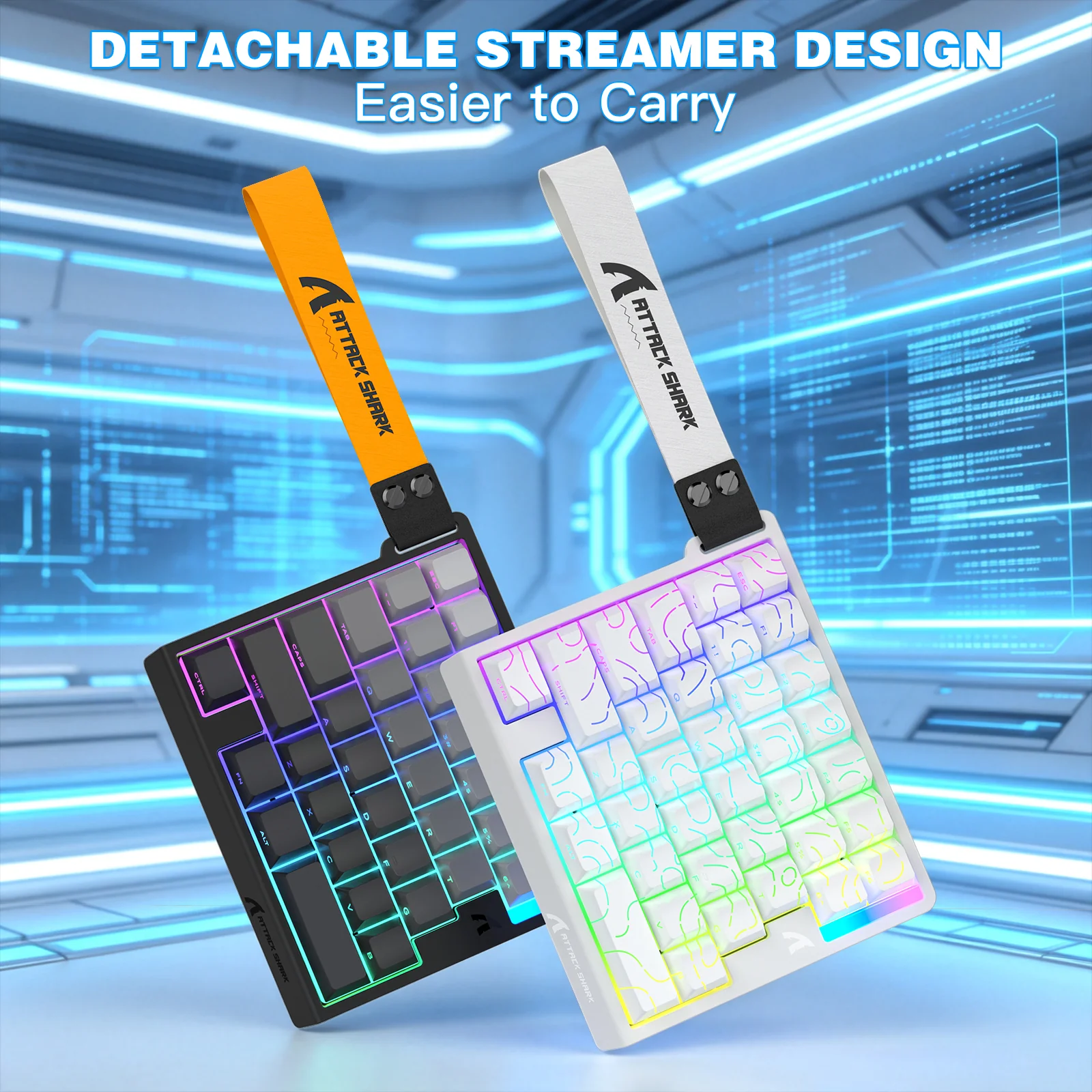 ATTACK SHARK M36 HE One-Handed Magnetic Switch Keyboard - Image 24