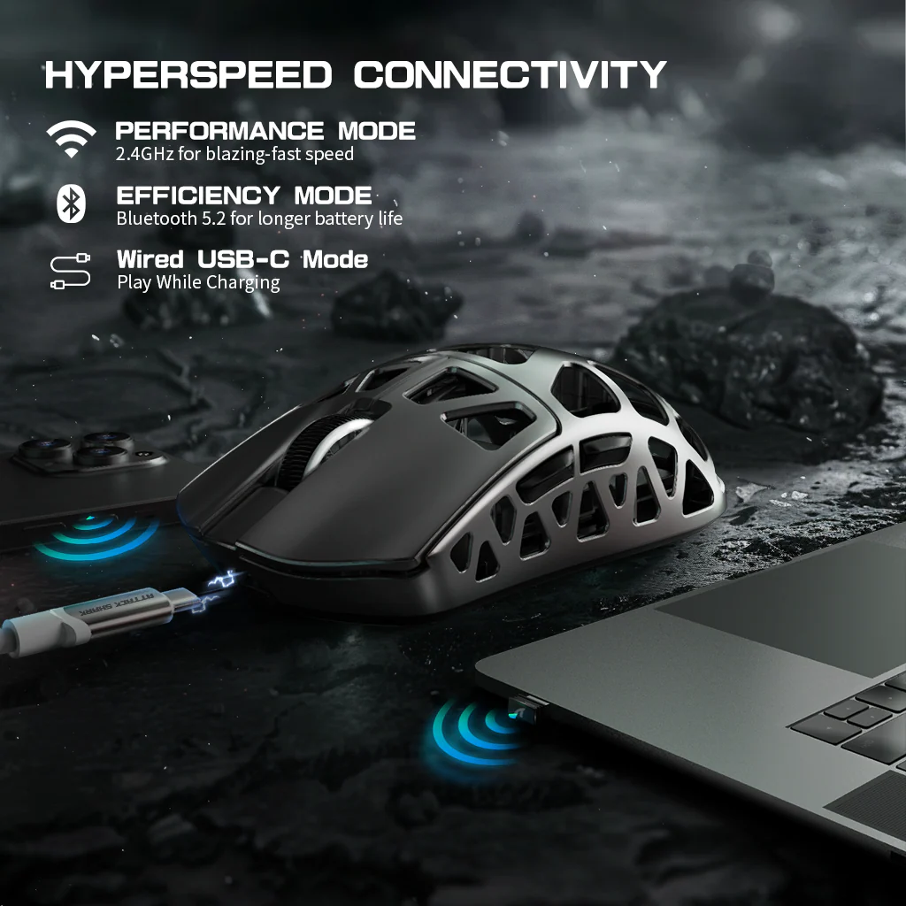 ATTACK SHARK R3 Magnesium Alloy Gaming Mouse 8K - Image 17