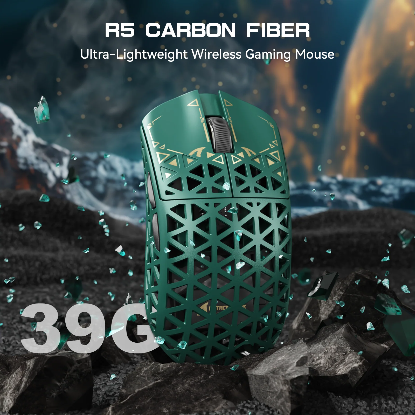 ATTACK SHARK R5 ULTRA Carbon Fiber Wireless 8K PAW3950MAX Gaming Mouse - Image 30