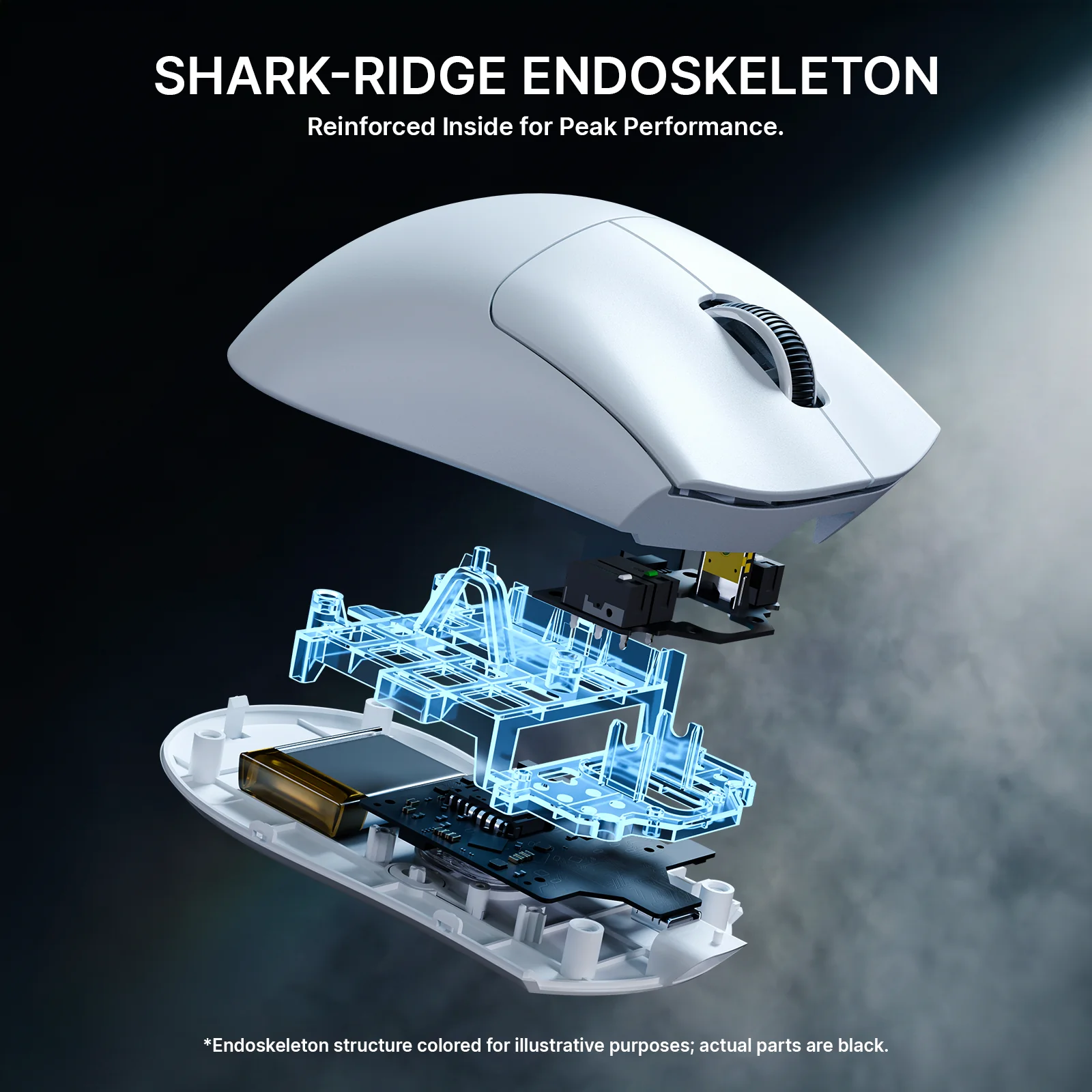 ATTACK SHARK V8 Ultra-Light Ergonomic Wireless Gaming Mouse - Image 7