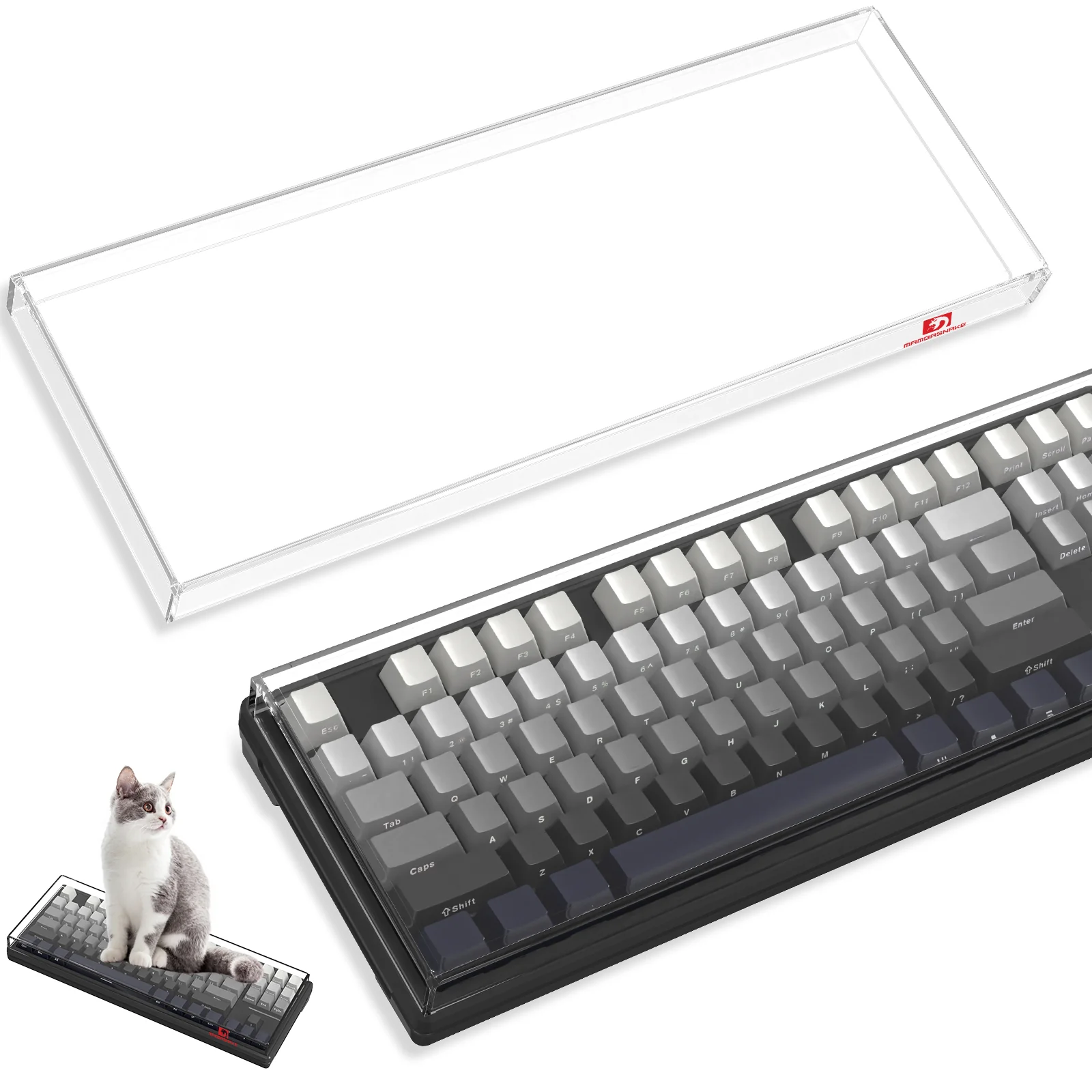 ATTACK SHARK x MAMBASNAKE 87-Key Keyboard Cover Fade Color - Image 15