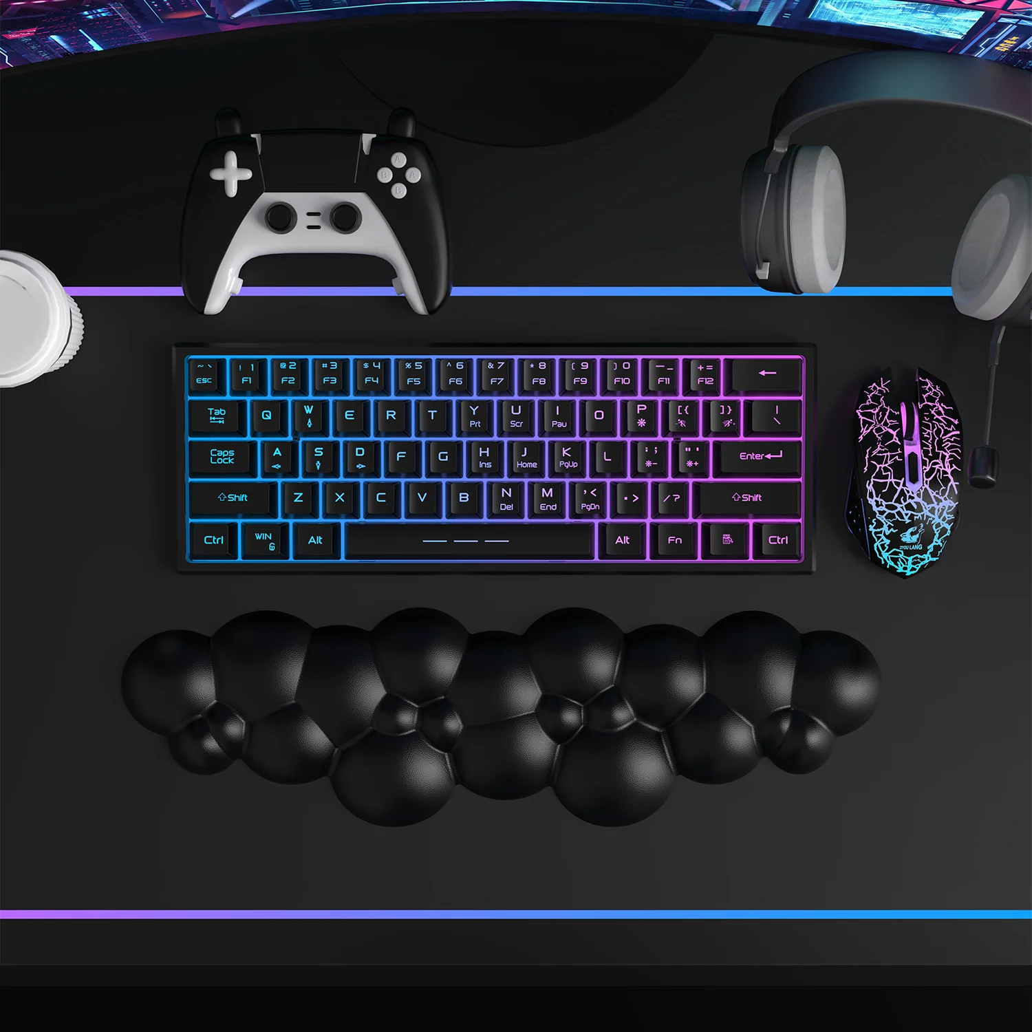 ATTACK SHARK Cloud Keyboard Wrist Rest - Image 20