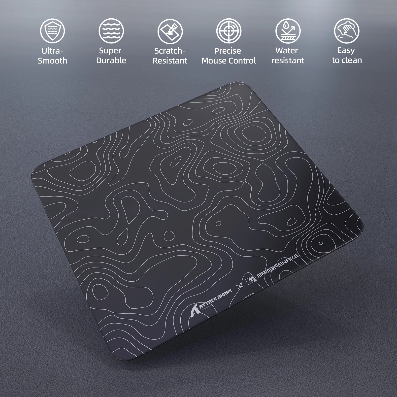 ATTACK SHARK CM05 Tempered Glass Gaming Mouse Pad - Image 10