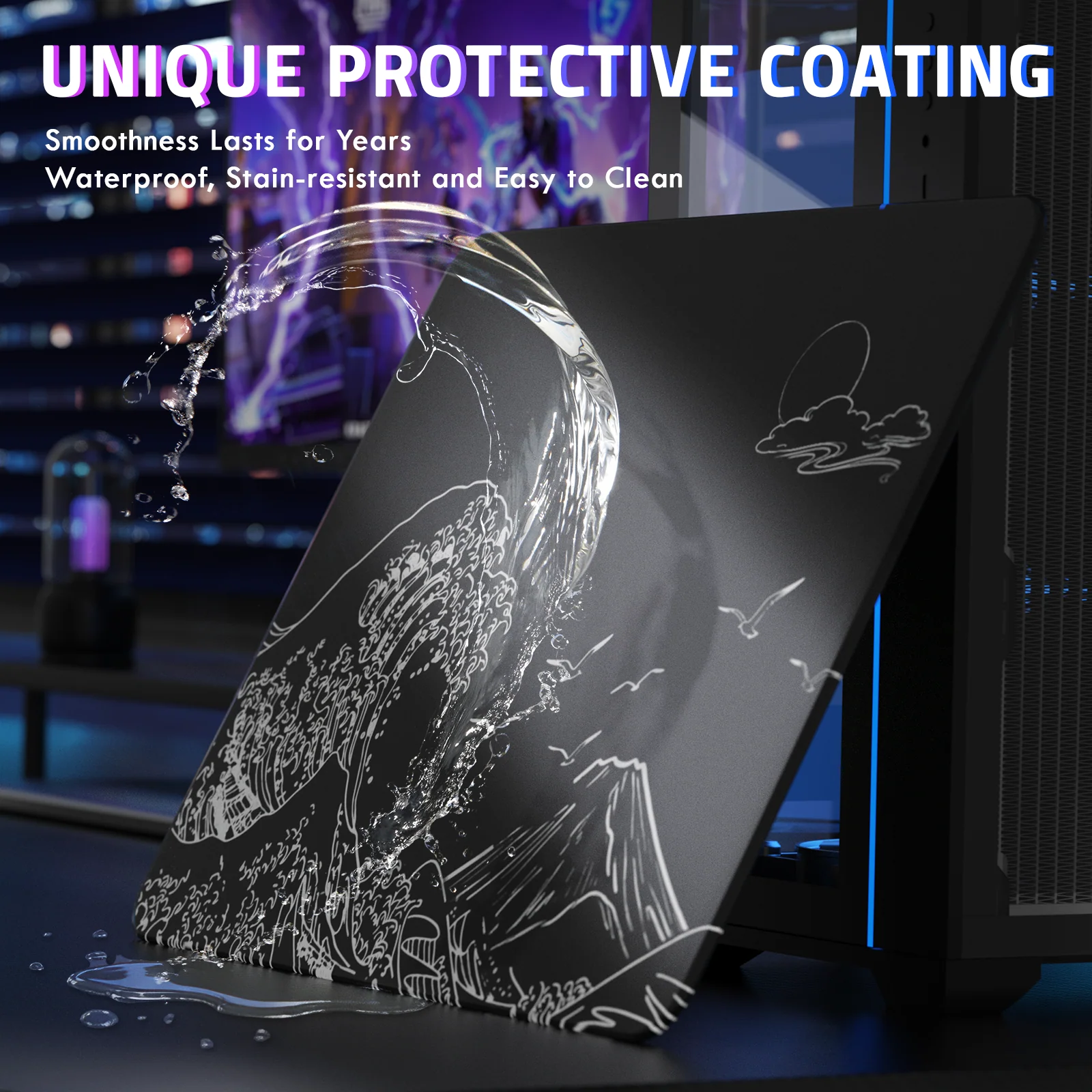 ATTACK SHARK CM05 Tempered Glass Gaming Mouse Pad - Image 116