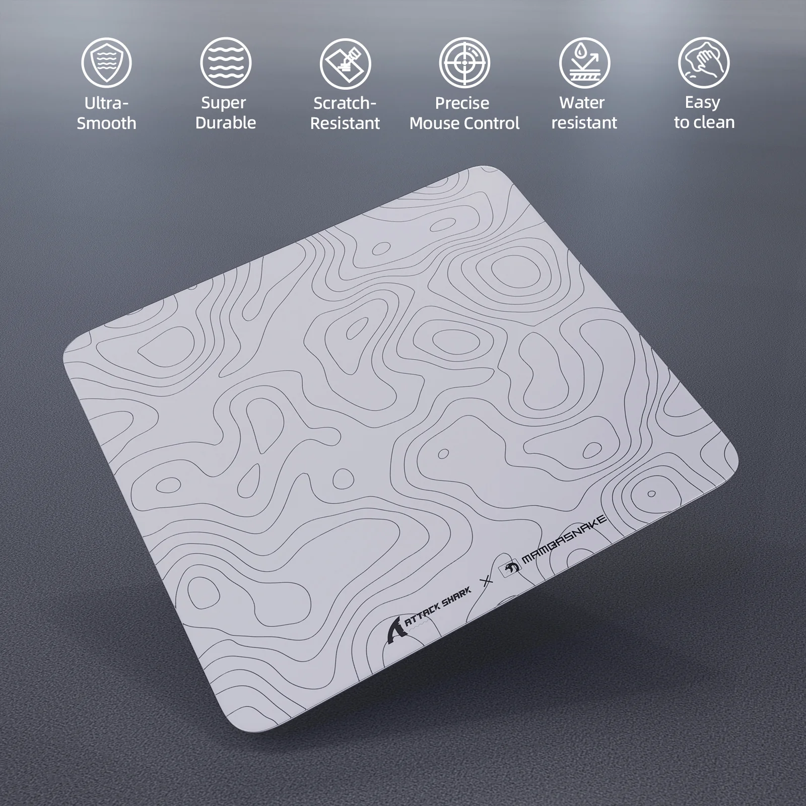 ATTACK SHARK CM05 Tempered Glass Gaming Mouse Pad - Image 18