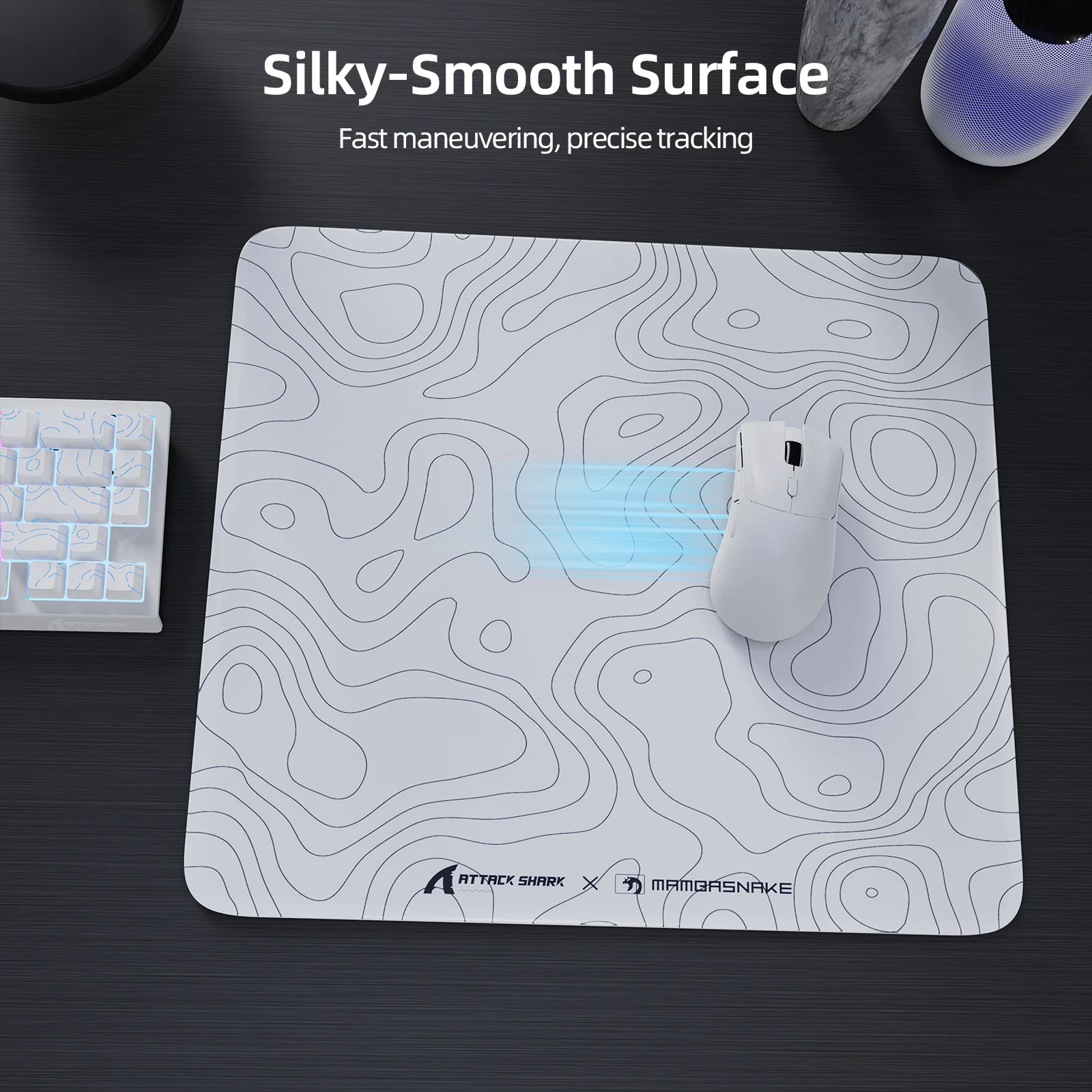 ATTACK SHARK CM05 Tempered Glass Gaming Mouse Pad - Image 19