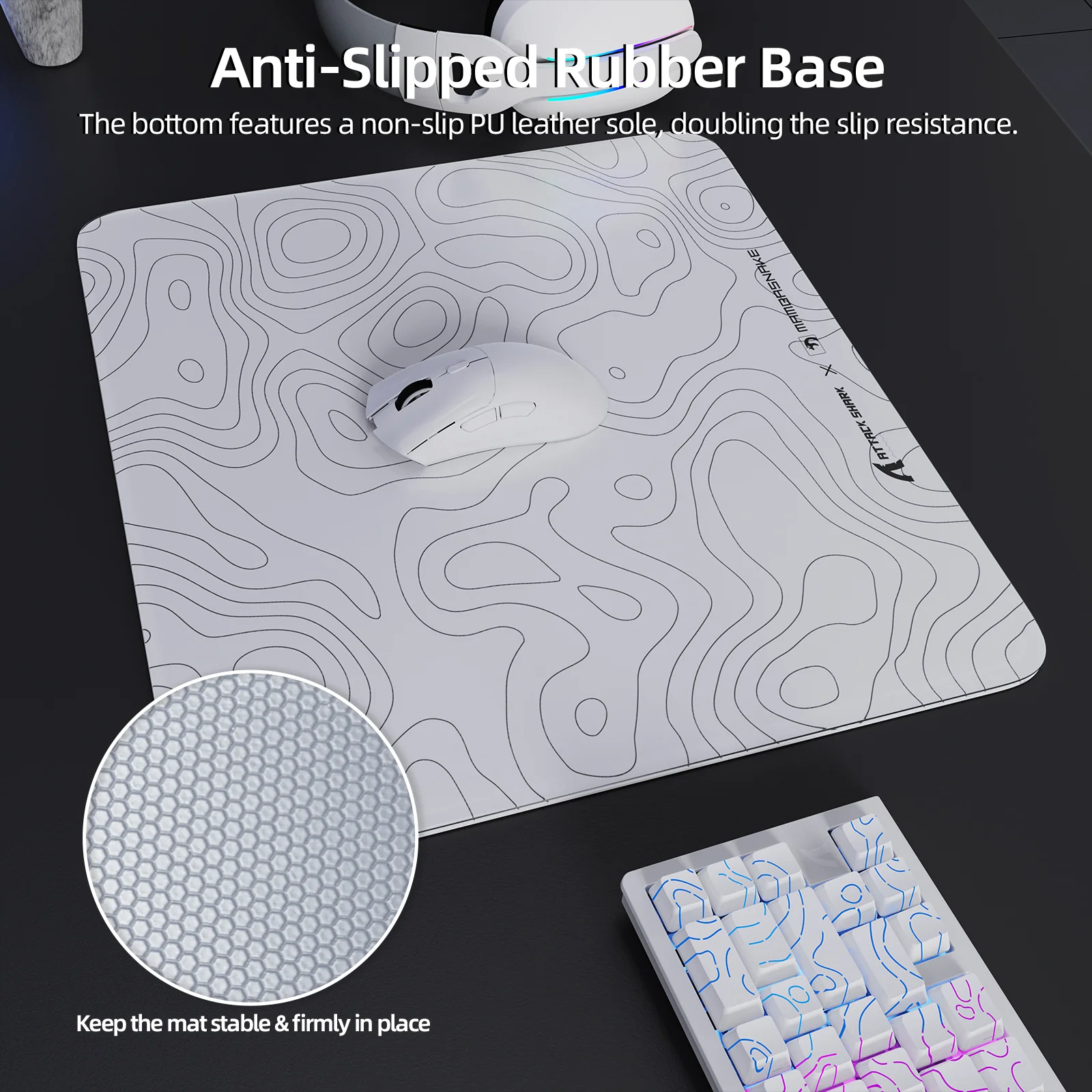 ATTACK SHARK CM05 Tempered Glass Gaming Mouse Pad - Image 21