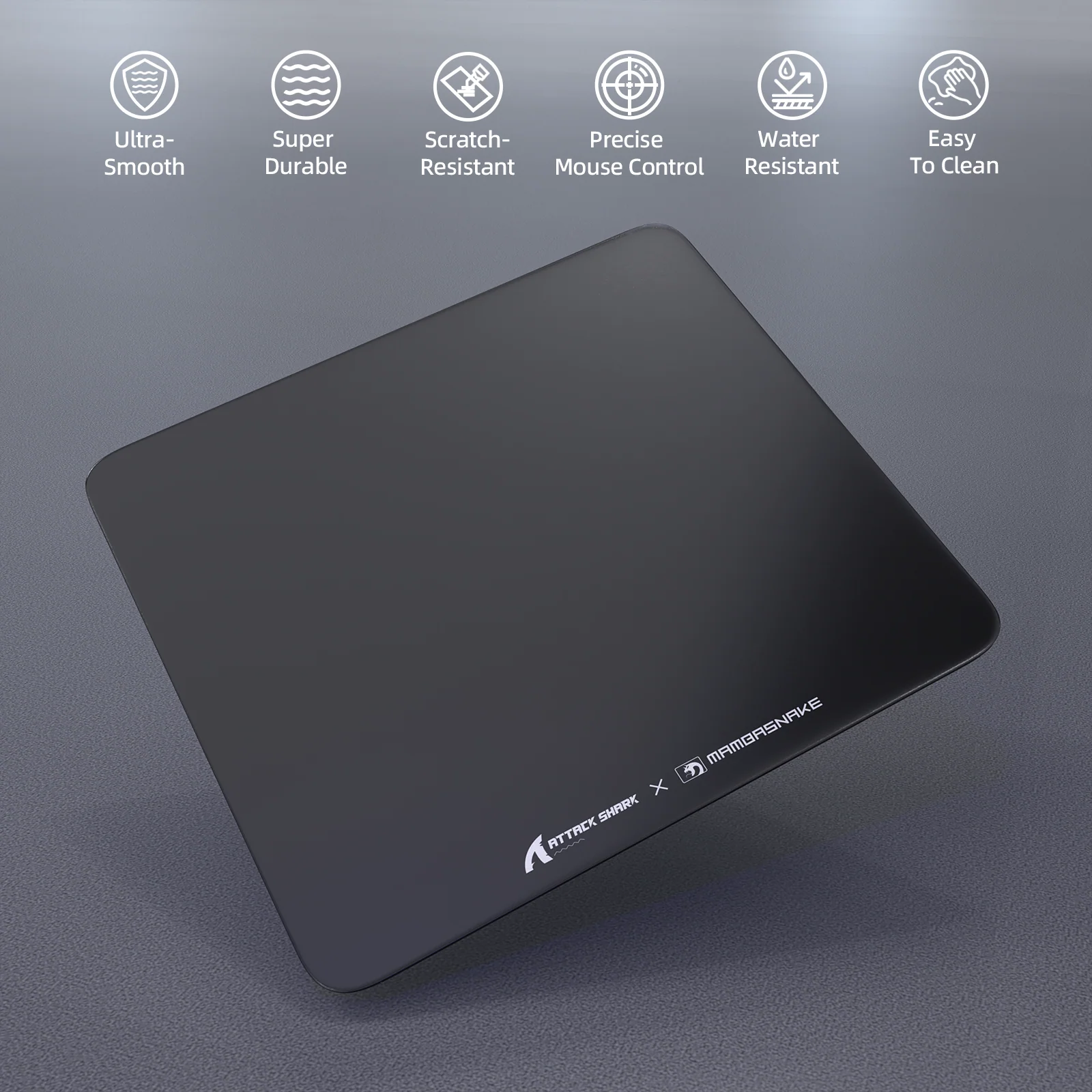 ATTACK SHARK CM05 Tempered Glass Gaming Mouse Pad - Image 42