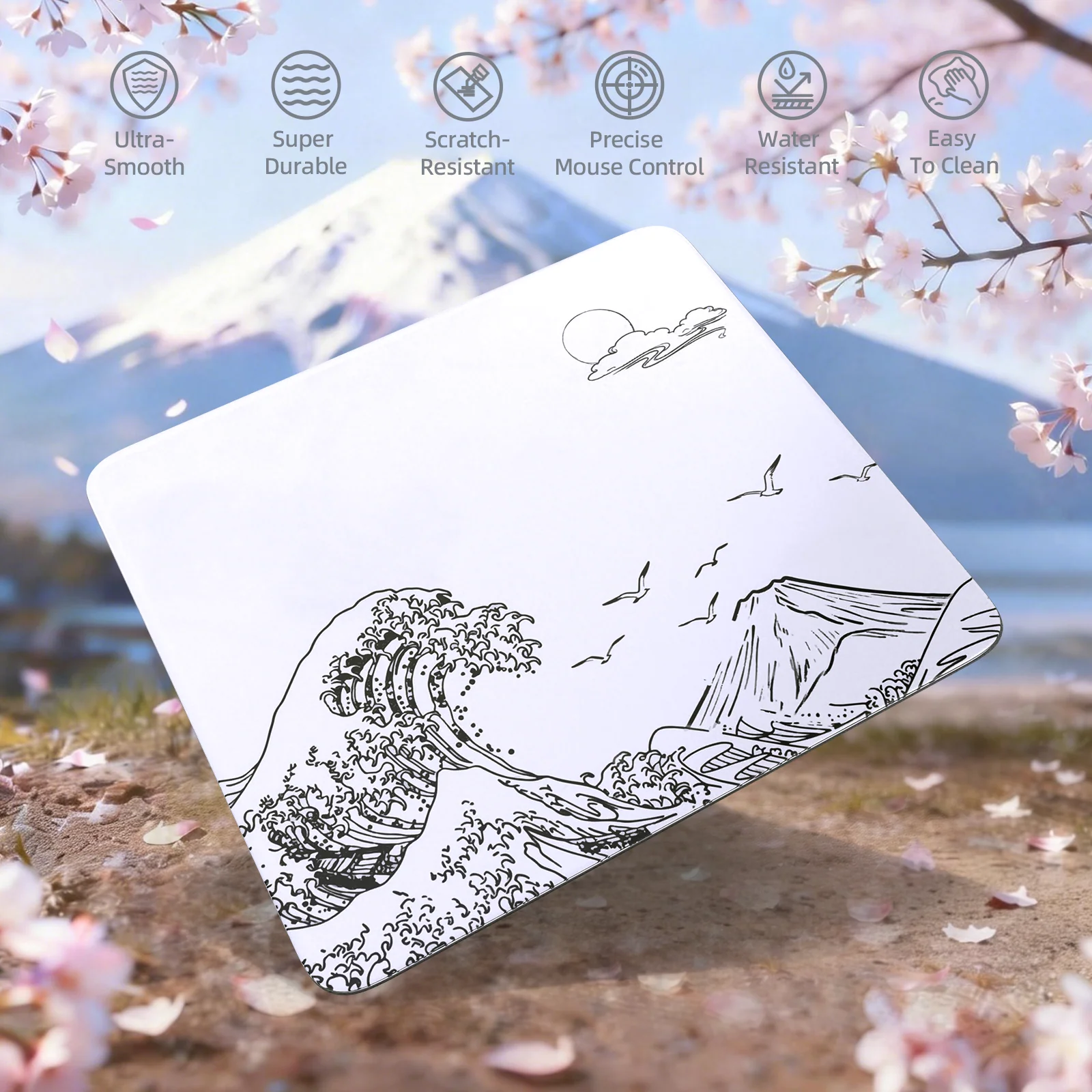 ATTACK SHARK CM05 Tempered Glass Gaming Mouse Pad - Image 50