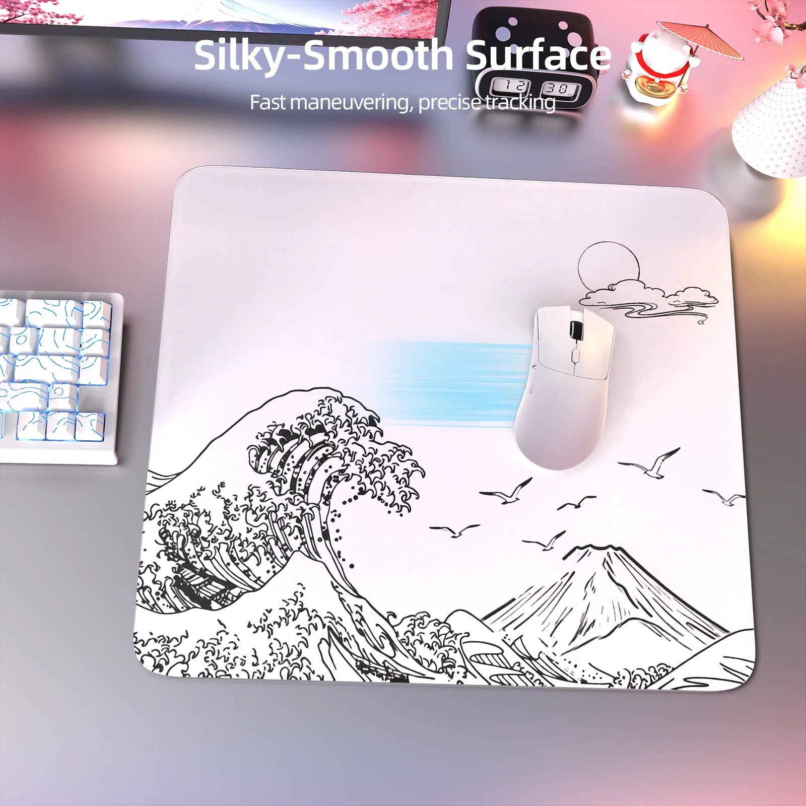 ATTACK SHARK CM05 Tempered Glass Gaming Mouse Pad - Image 51