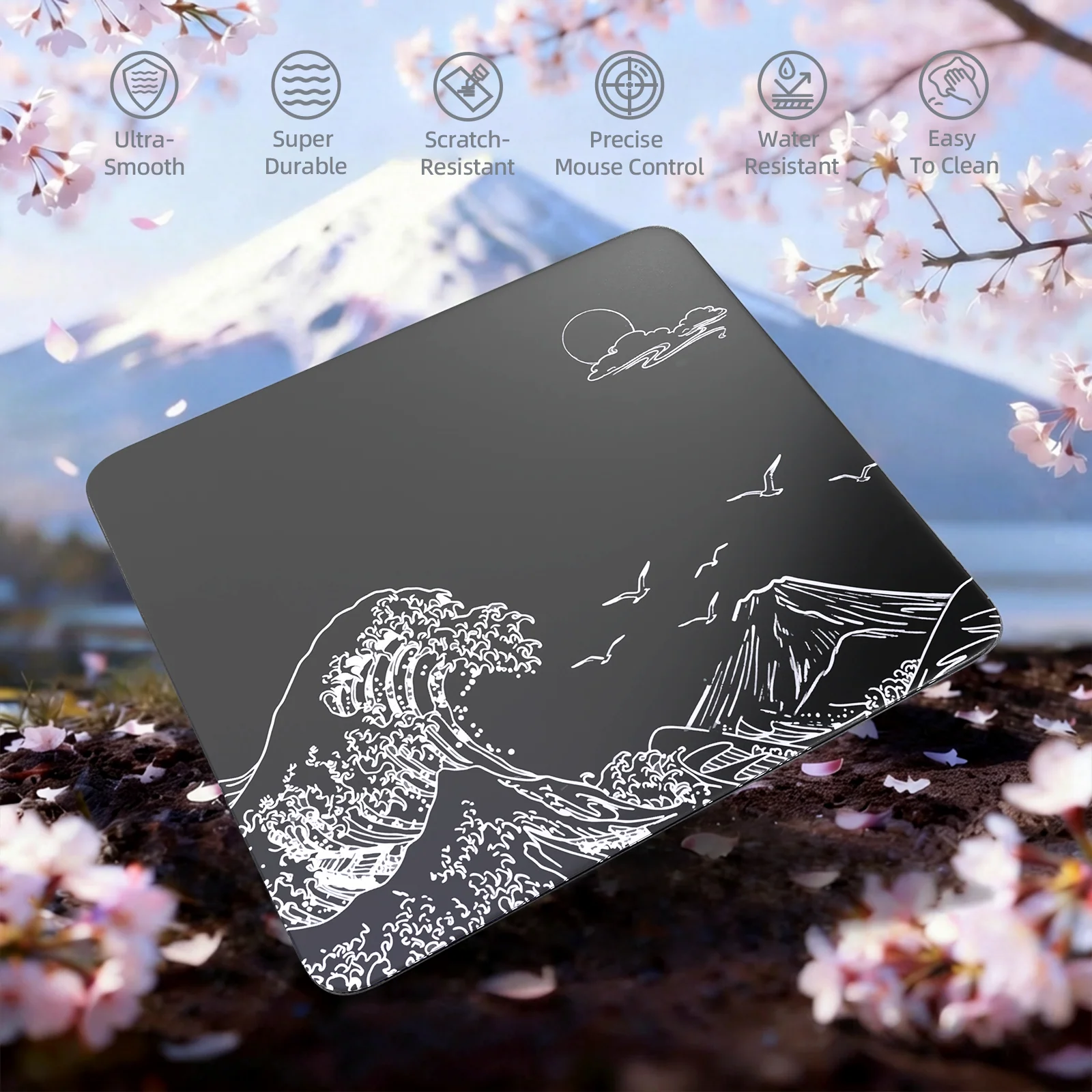 ATTACK SHARK CM05 Tempered Glass Gaming Mouse Pad - Image 58