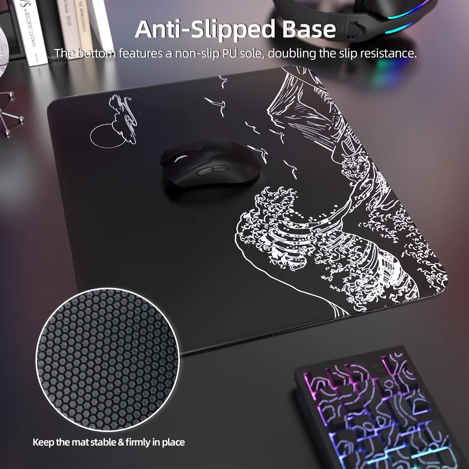 ATTACK SHARK CM05 Tempered Glass Gaming Mouse Pad - Image 61