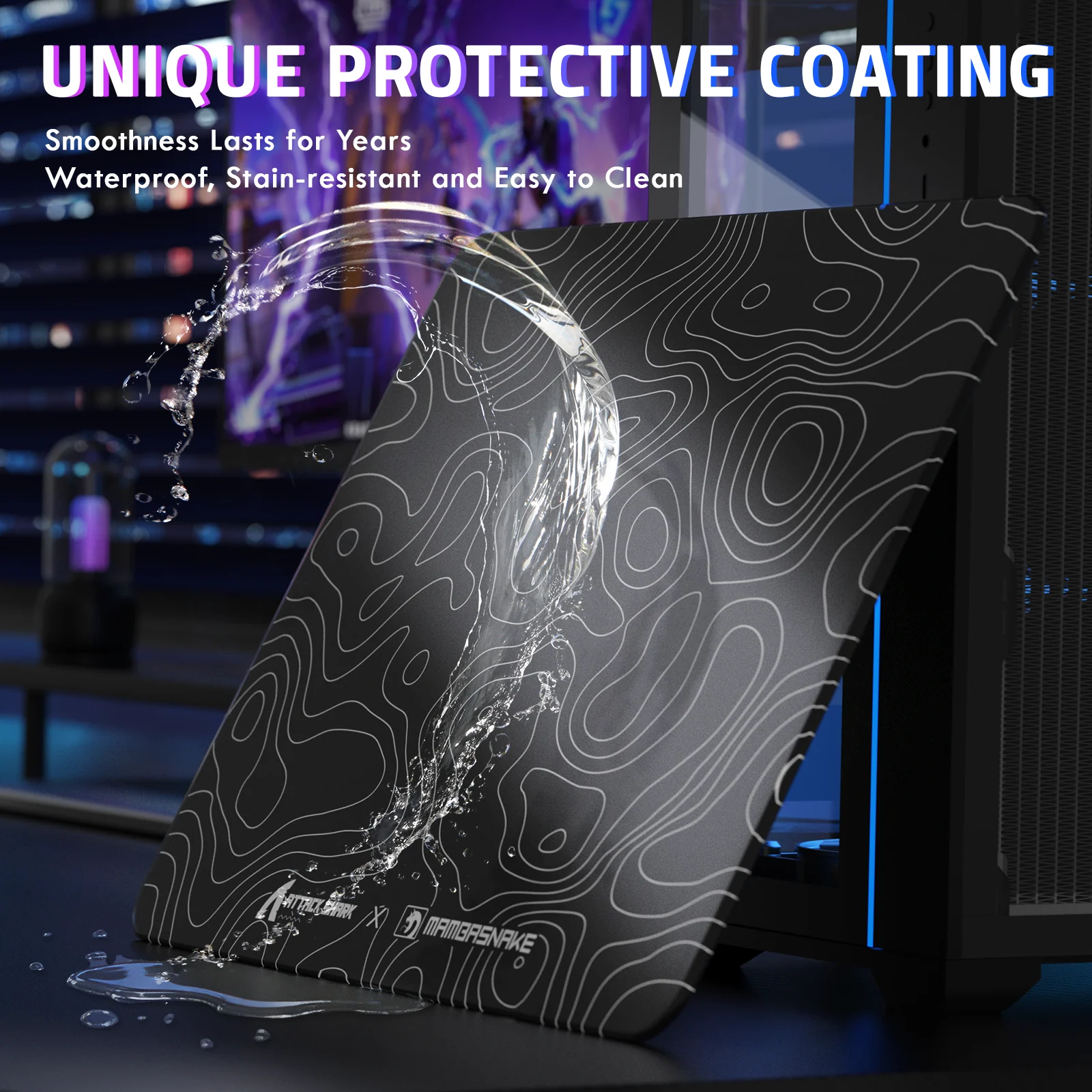 ATTACK SHARK CM05 Tempered Glass Gaming Mouse Pad - Image 71