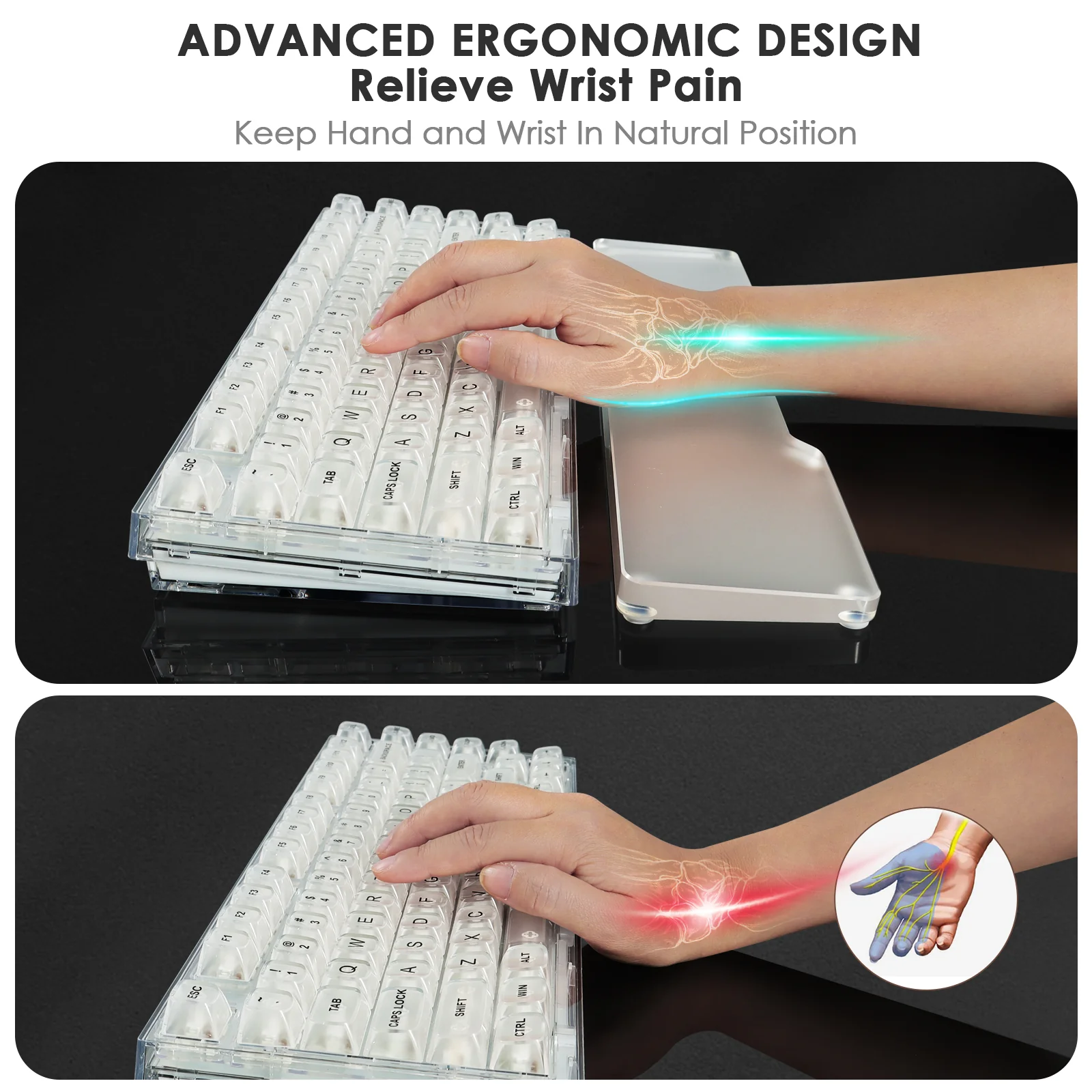 ATTACK SHARK ACRYLIC WRIST REST - Image 34