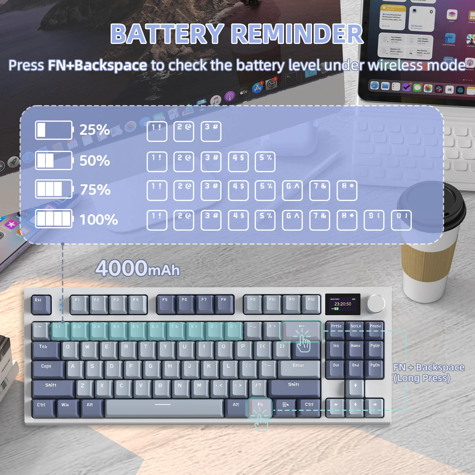 ATTACK SHARK K86 Wireless Mechanical Keyboard - Image 26